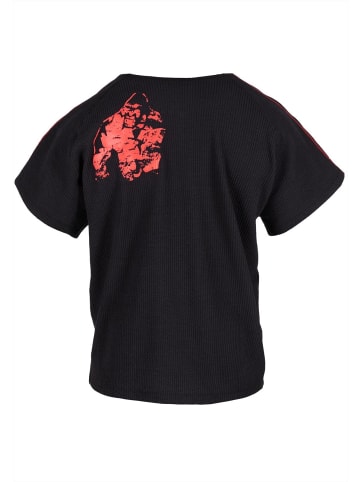 Gorilla Wear T-shirt - Buffalo old school workout top - Schwarz/Rot