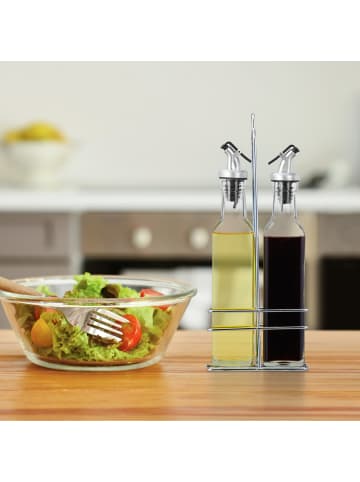 relaxdays Essig- und Ölspender in Transparent - 300 ml