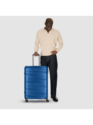 Redolz Essentials 10 LARGE 4 Rollen Trolley 76 cm in blue-metallic 3