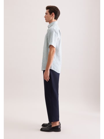 Seidensticker Leinenhemd Regular in Türkis