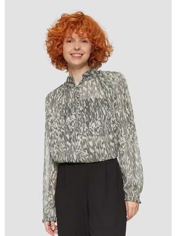 QS Bluse langarm in Grün
