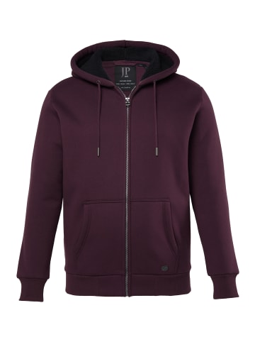 JP1880 Sweatjacke in aubergine
