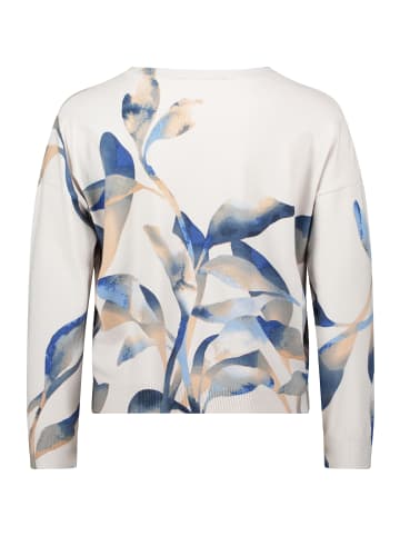 Betty Barclay Strickpullover mit Print in Grey/Blue