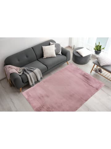 Arte Espina Wohnzimmer Teppich – Hochflorteppich Rabbit 125 in lila - rechteckig