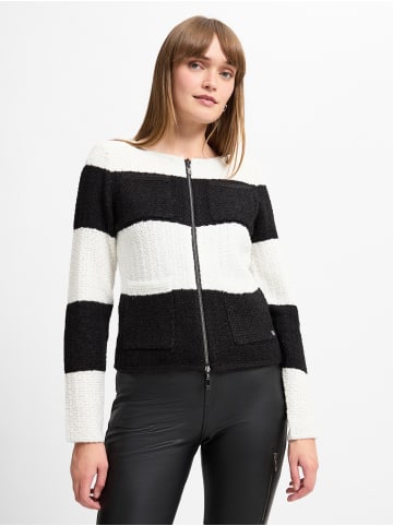 monari Jacke in schwarz weiß - 0001