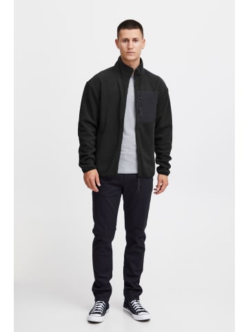 BLEND Fleecejacke Sweatshirt in Schwarz