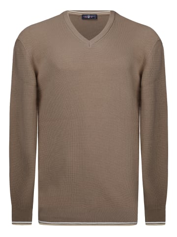 JIMMY SANDERS Pullover Mit V-Ausschnitt in braun