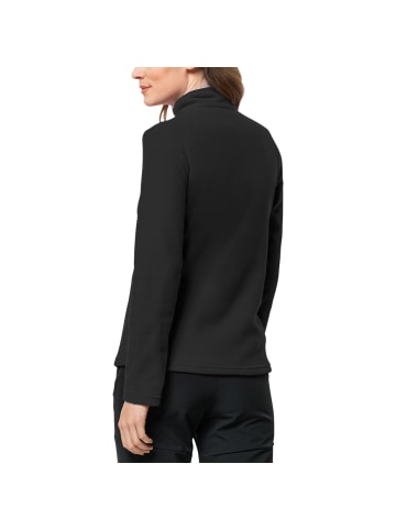 Jack Wolfskin Fleecepullover Taunus HZ W in Schwarz