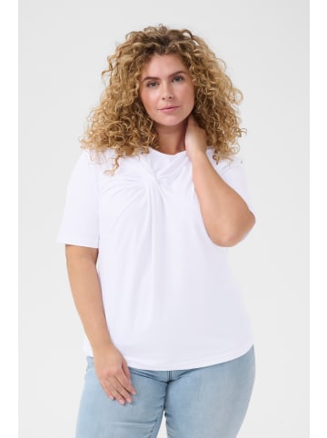 KAFFE curve T-shirt KCeloisa Regular fit in Optical White
