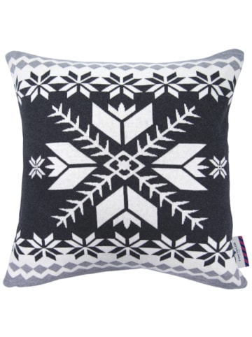 Tom Tailor Zierkissenhülle WEIHNACHTSKISSEN in Dunkelgrau