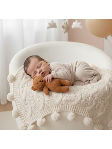 Crochetts Teddy-Bär-Puppe in Braun – (B)26 x (H)31 x (T)7 cm