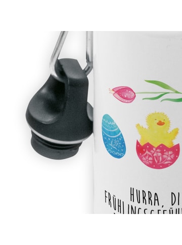 Mr. & Mrs. Panda Trinkflasche Küken Schlüpfen mit Spruch in Weiß