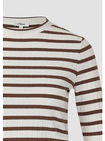s.Oliver T-Shirt in 88G9_dunkelbraun
