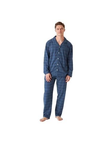 J and J Brothers Schlafanzug in Blue