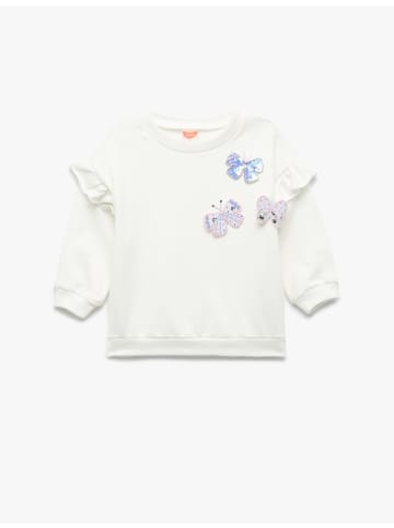 KOTON SWEATSHIRTS in Ekru