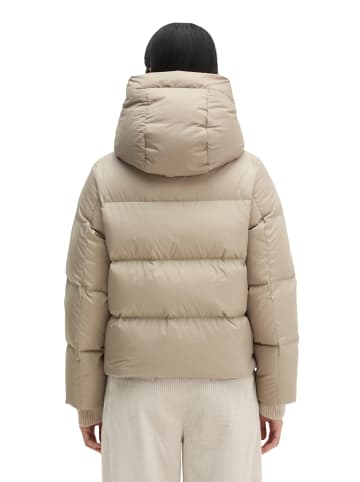 Marc O'Polo Puffer-Daunenjacke mit Kapuze regular in Earthy Taupe