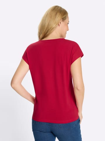 Sieh an! Kurzarm-Shirt in rot-weiß