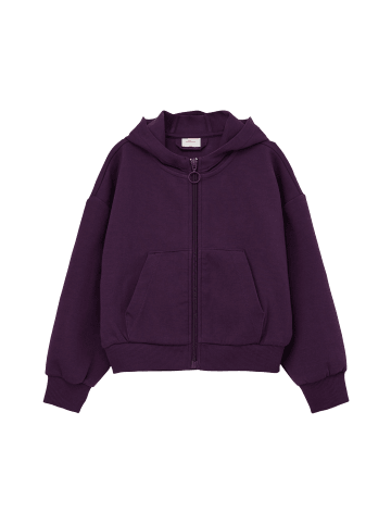 s.Oliver Sweatshirt Jacke langarm in Lila