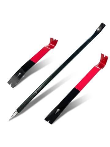 relaxdays 3-tlg. Brecheisen-Set in Schwarz