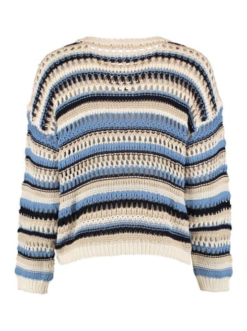 Hailys Pullover in soft blue stripe