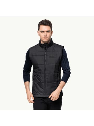 Jack Wolfskin Loftweste in schwarz