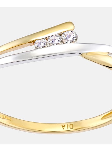 Diamant L'éternel Ring aus 375 Gelbgold mit Diamant