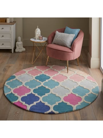 KADIMA DESIGN Moderner Luxus-Teppich mit geometrischem Muster