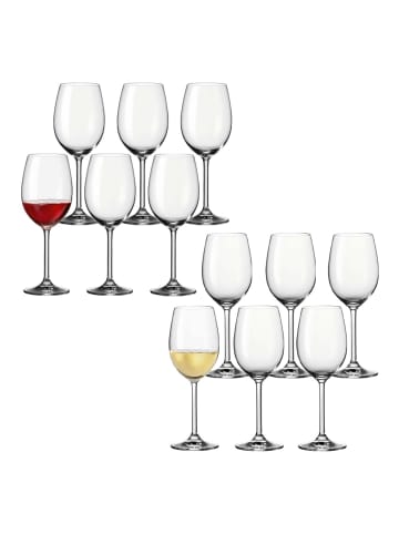 LEONARDO 12er Set Weingläser Daily transparent in transparent