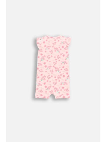 Coccodrillo Kurzarm-Strampler in gedämpftes Rosa