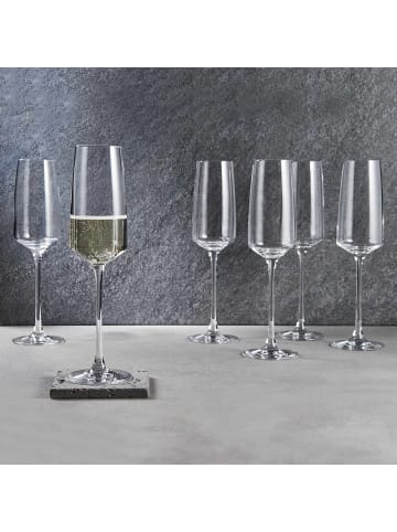 Butlers Champagnerflöte WINE & DINE in Durchsichtig