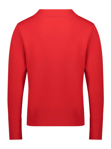 Betty Barclay Strickpullover mit Stehkragen in High Risk Red