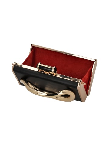 faina Women Clutch in Black