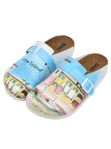 Dogo Comfie Hausschuhe - Burano Island 39 in Blau