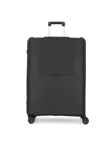 D&N Travel Line 4000 4-Rollen Trolley 76 cm in schwarz