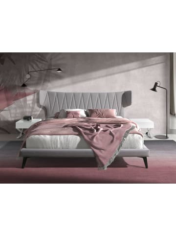 Angel Cerdá Bett 7160 in Grau / Schwarz – (B)233 x (H)213 x (T)112 cm