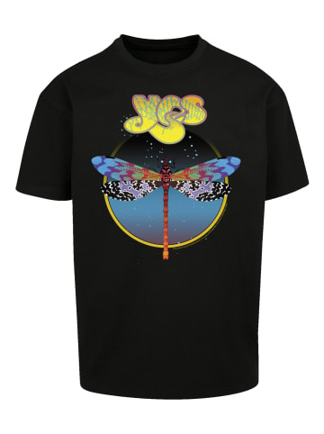 F4NT4STIC Heavy Oversize T-Shirt YES Dragonfly Tour V1 in schwarz