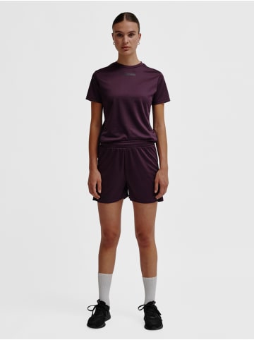 Hummel Verstellbare Taille Kurze Hose Hmlmulti Fußball Damen in PLUM PERFECT
