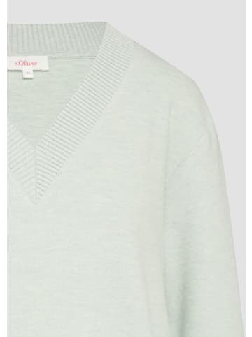 s.Oliver Sweatshirt langarm in Grün