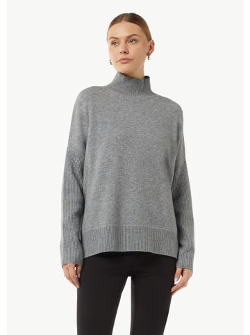 comma CI Strickpullover langarm in Grau