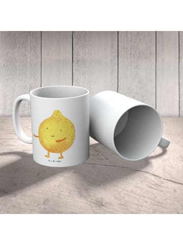 Mr. & Mrs. Panda Kindertasse Beste Freunde Zitrone ohne Spruch in Weiß