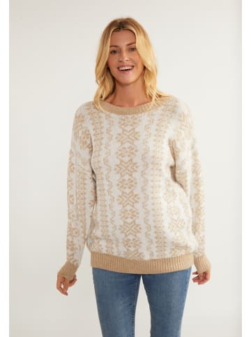 usha BLUE LABEL Strickpullover in Beige Creme