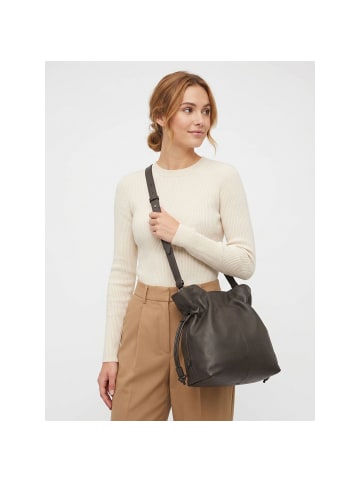 Marc O'Polo Beuteltasche Leder 41 cm mossy earth