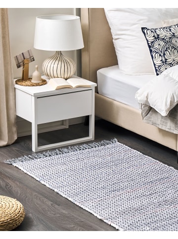 Beliani Kurzflor BESNI in Grau - (W) 80 x (H) 1 x (L) 150 cm