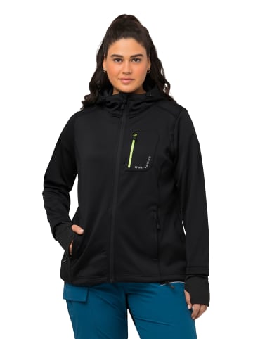 Ulla Popken Sweatjacke in schwarz