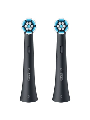 Oral-B Aufsteckbürsten "Sanfte Reinigung" in Schwarz (2er-Pack)