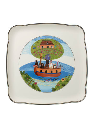 Villeroy & Boch Platte quadratisch Charm & Breakfast Design Naif in bunt