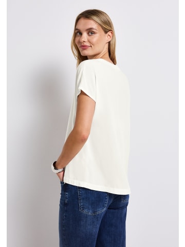 Street One 'Split Neck Bluse' Weiß