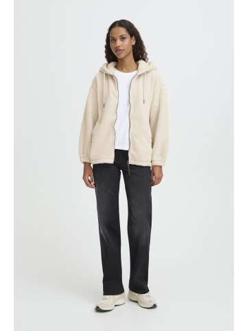 Oxmo Kapuzenfleecejacke OXBerina in Natur