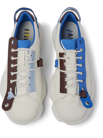 Camper Sneaker " Karst Twins " in Weiß / Blau / Burgund