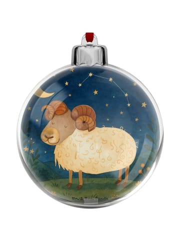 Mr. & Mrs. Panda christbaumkugel Sternzeichen Widder Design ohne... in Weiß